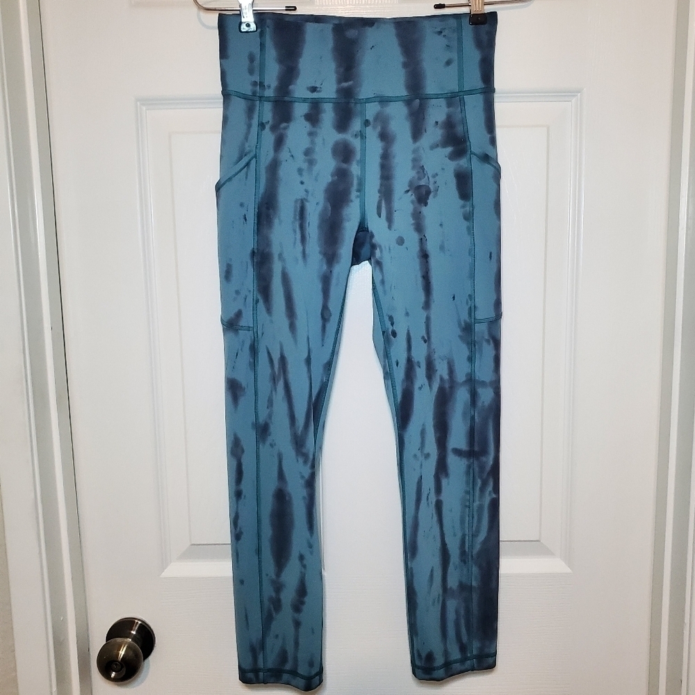 Lululemon Invigorate Tie Dye Leggings (25”) Sz 4
